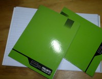 cuaderno chico de caligrafia de cuadro o de linea de 60 hojas